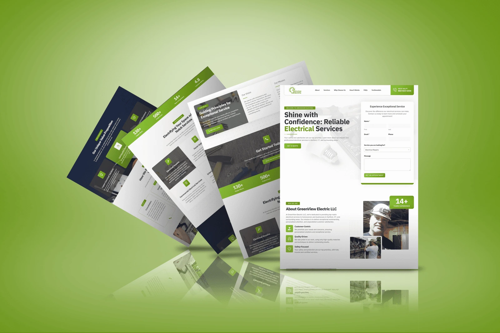 Full Greenviewelectric website presentation