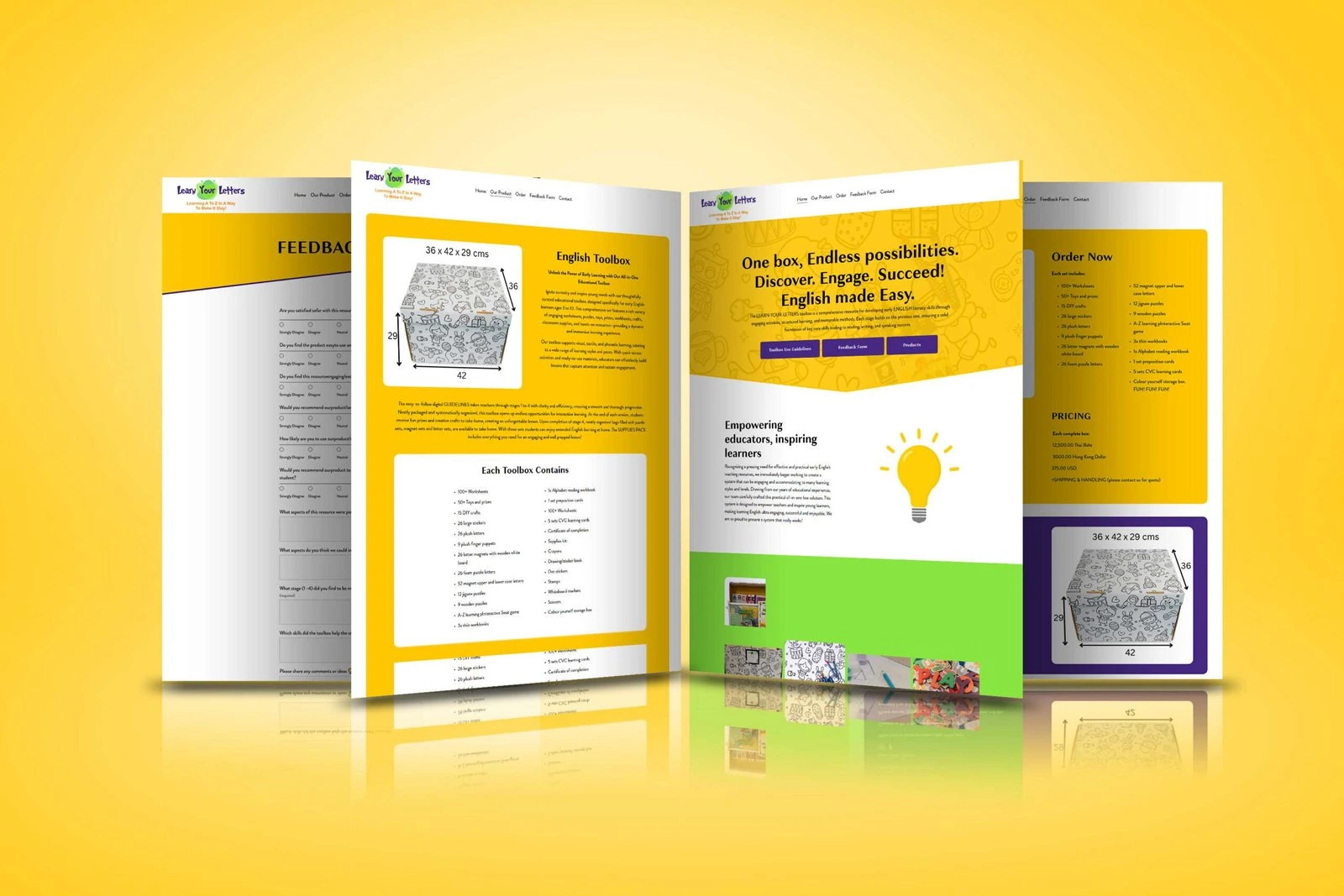 Full Learn Your Letters website presentation