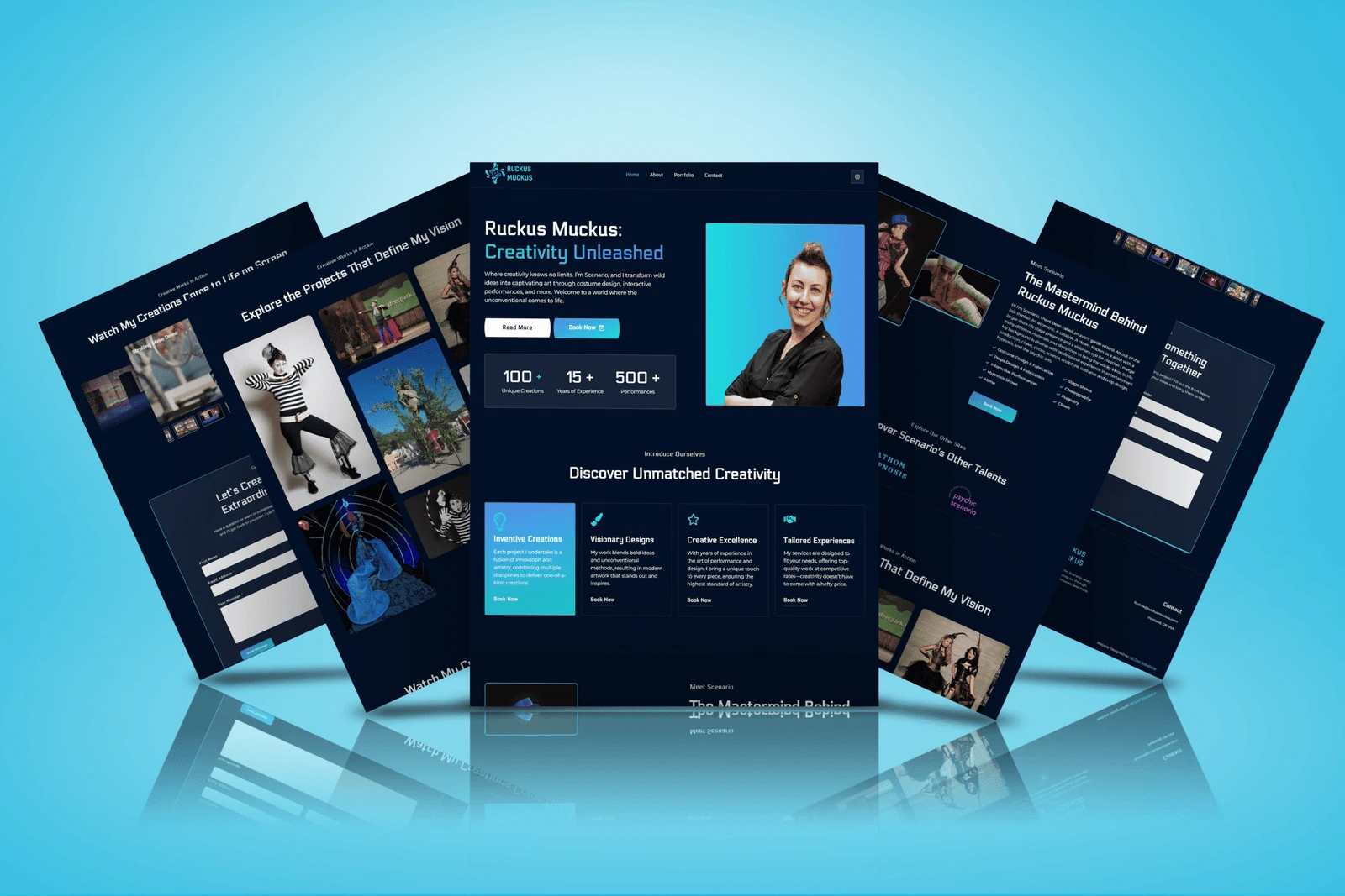 Full Ruckusmuckus website presentation